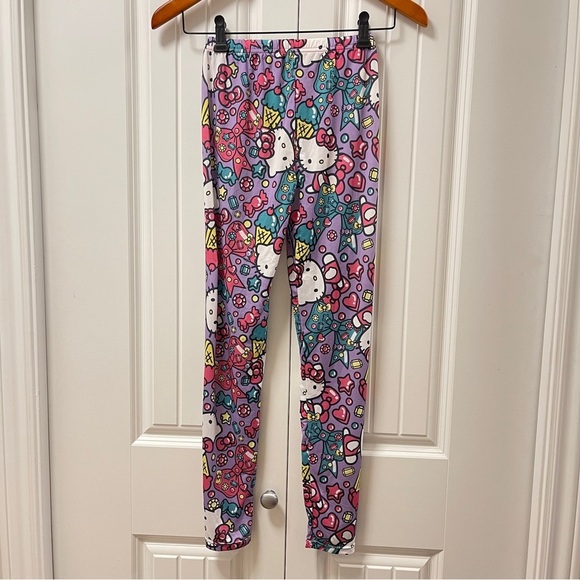 Sanrio Hello Kitty Ice Cream Gem Leggings Purple - M - Picture 2 of 11